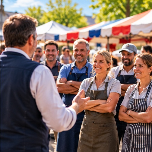 Défense et représentation des commerçants des marchés