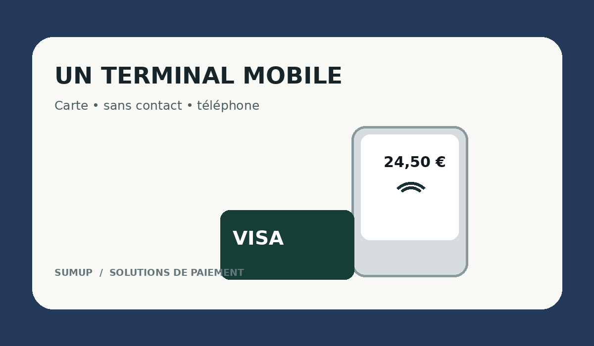 Illustration de terminal de paiement